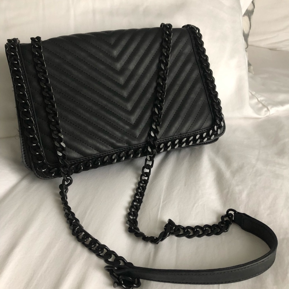 Aldo Embossed Chevron Crossbody